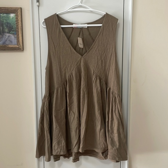 NWT Free People On My Mind Mini (Taupe) - Picture 1 of 3